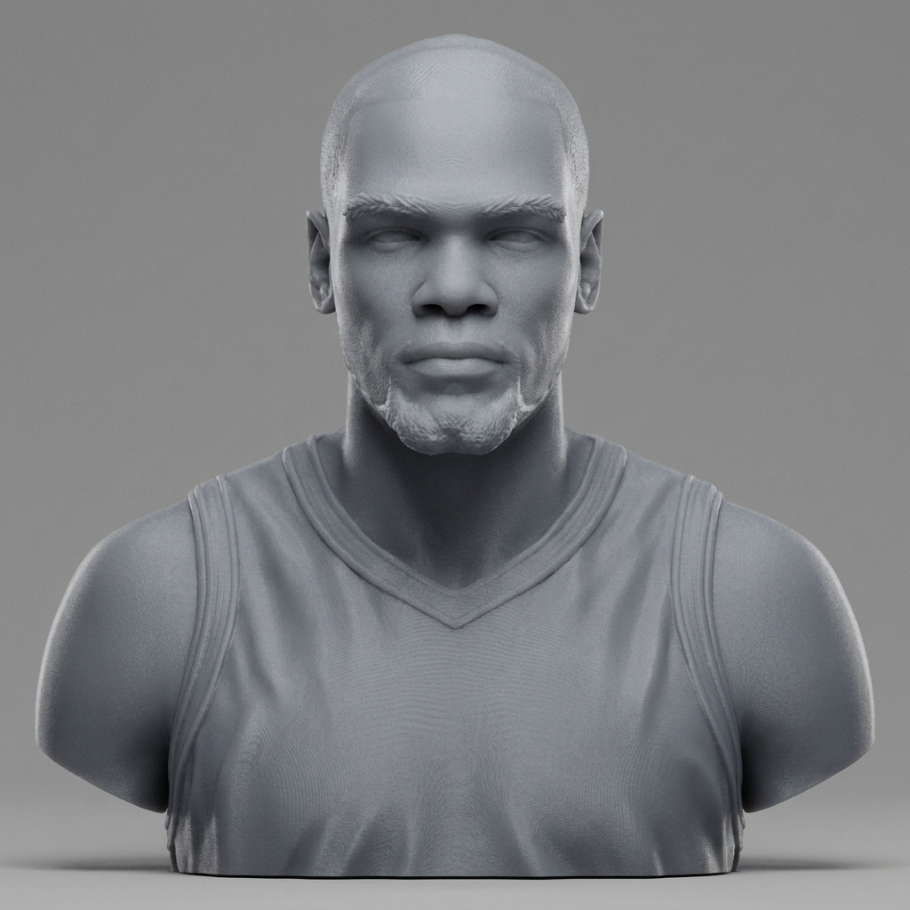 Kevin Durant 3D Printable Bust 3D Model