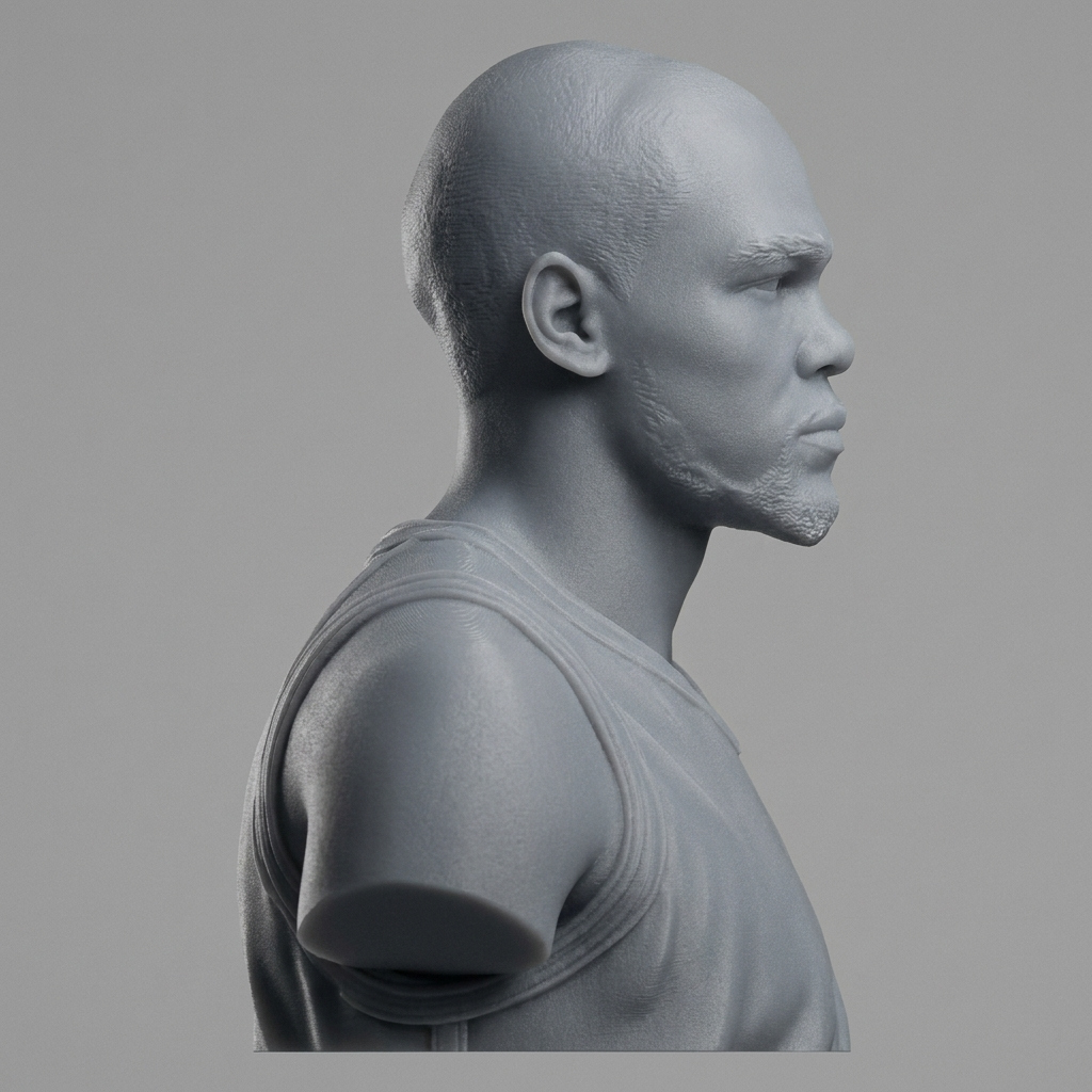 Kevin Durant 3D Printable Bust 3D Model
