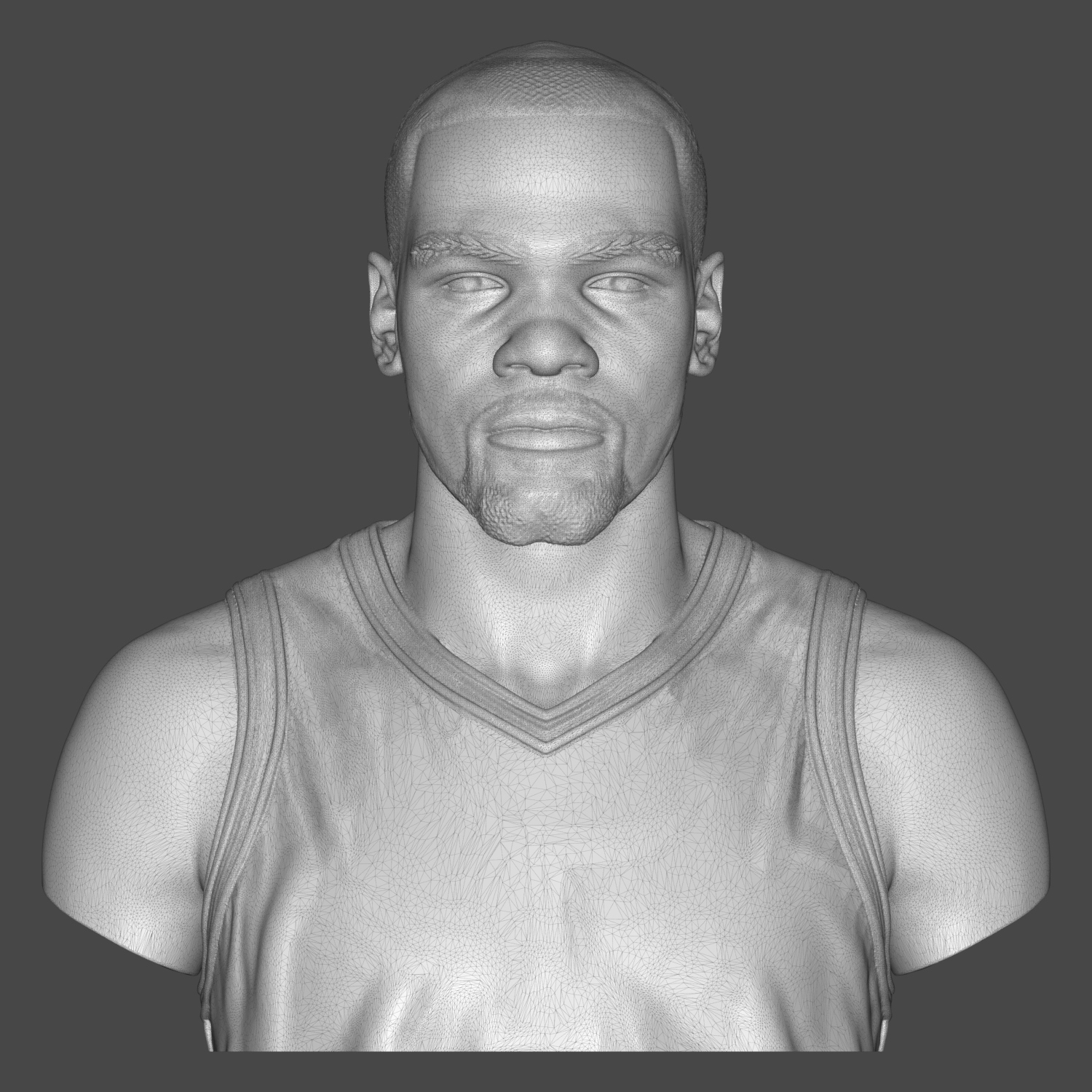 Kevin Durant 3D Printable Bust 3D Model