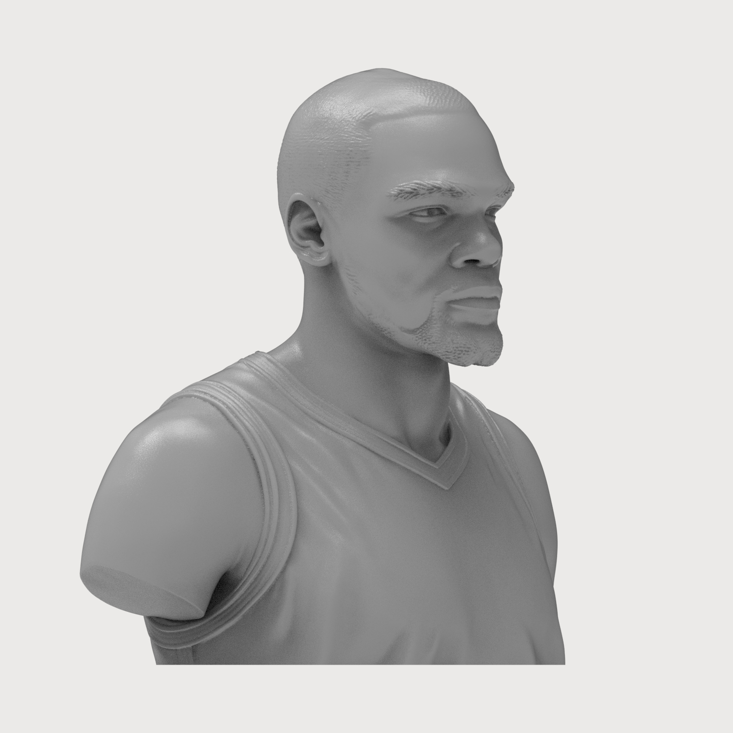 Kevin Durant 3D Printable Bust 3D Model