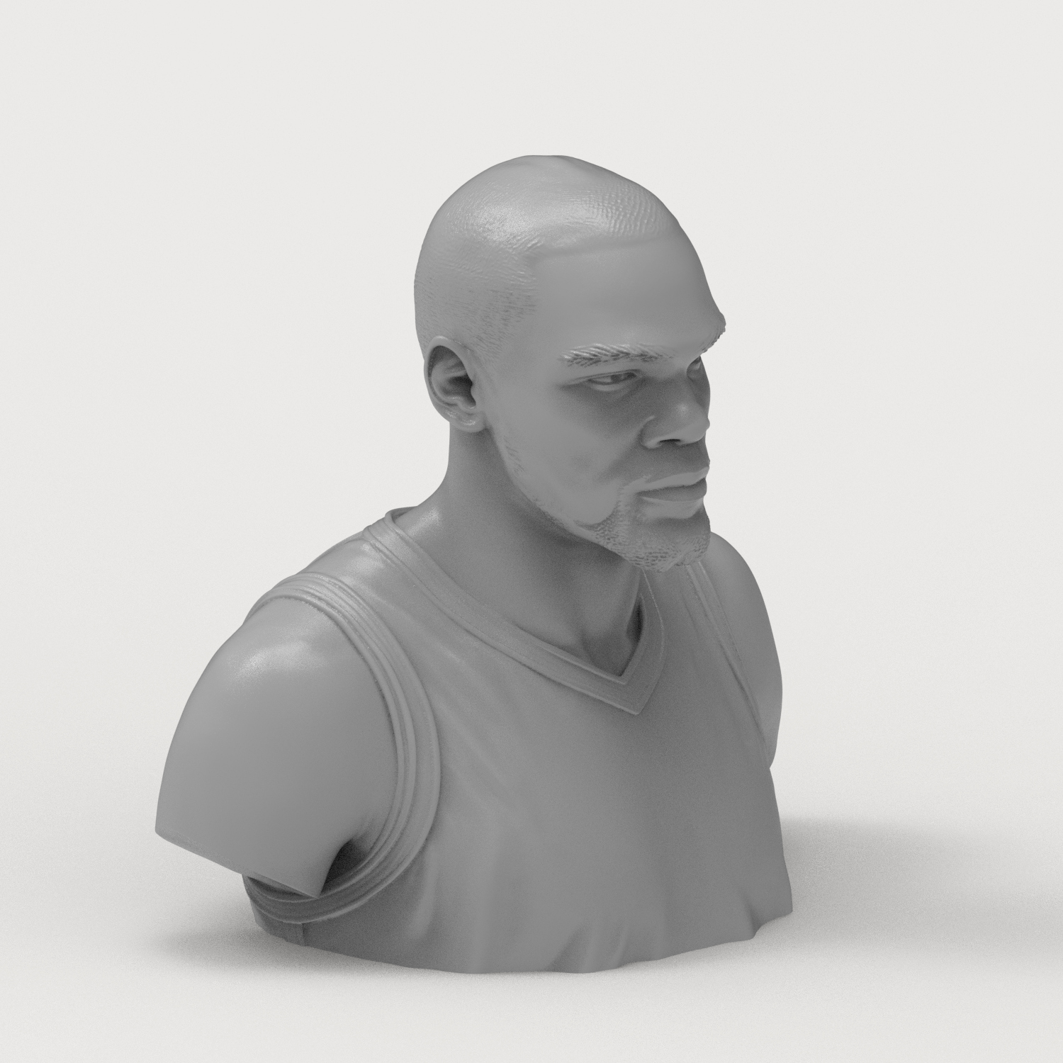 Kevin Durant 3D Printable Bust 3D Model