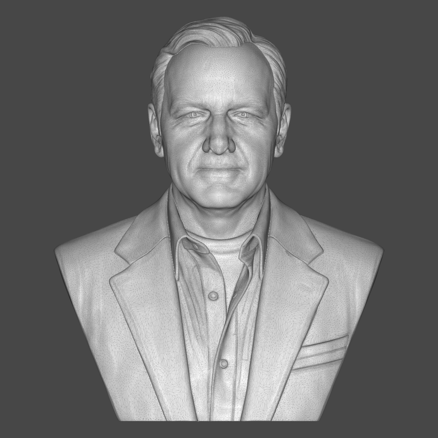 Kevin Spacey 3D Printable Bust 3D Model