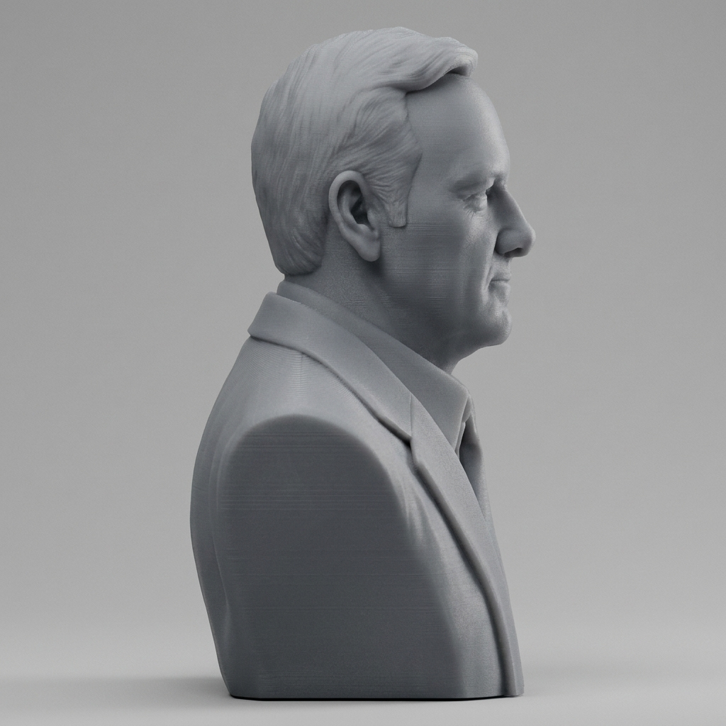 Kevin Spacey 3D Printable Bust 3D Model