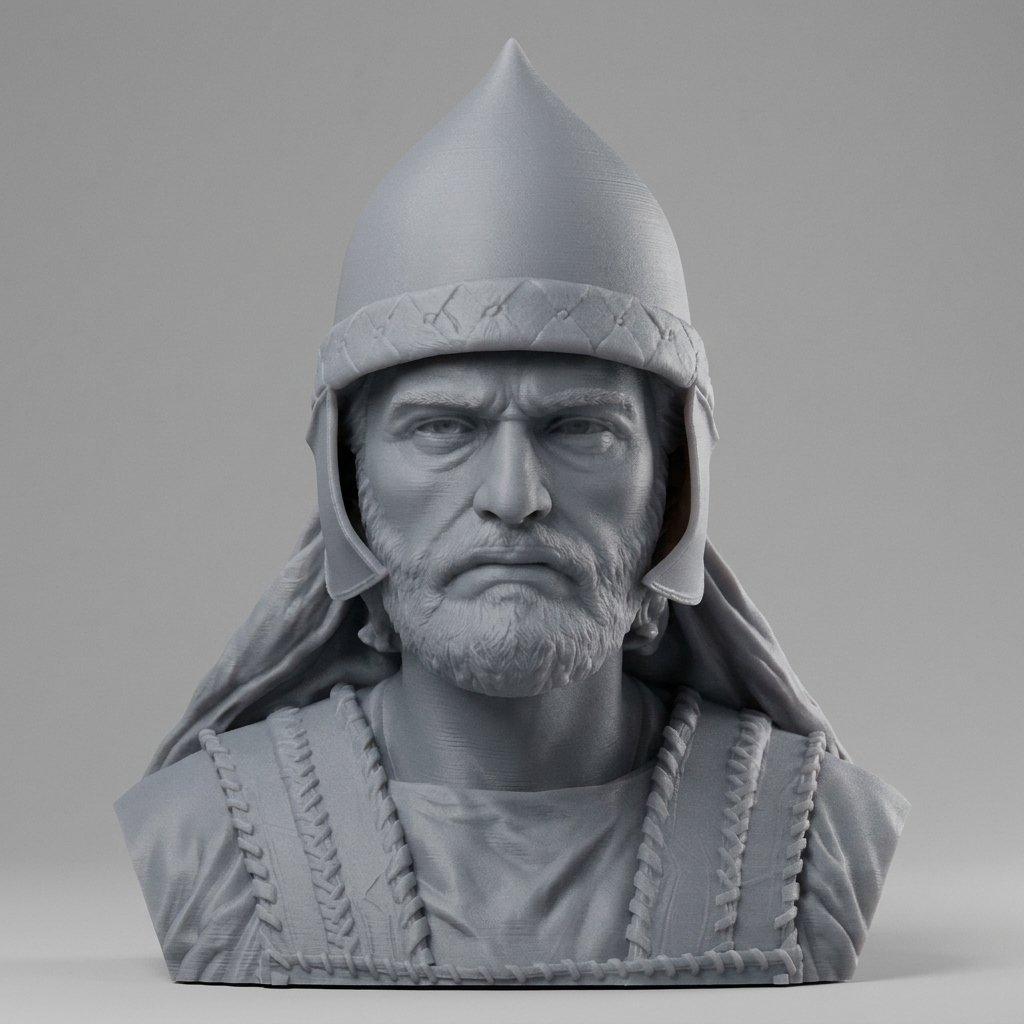 Khalid ibn al Walid Sword 3D Printable Bust 3D Model