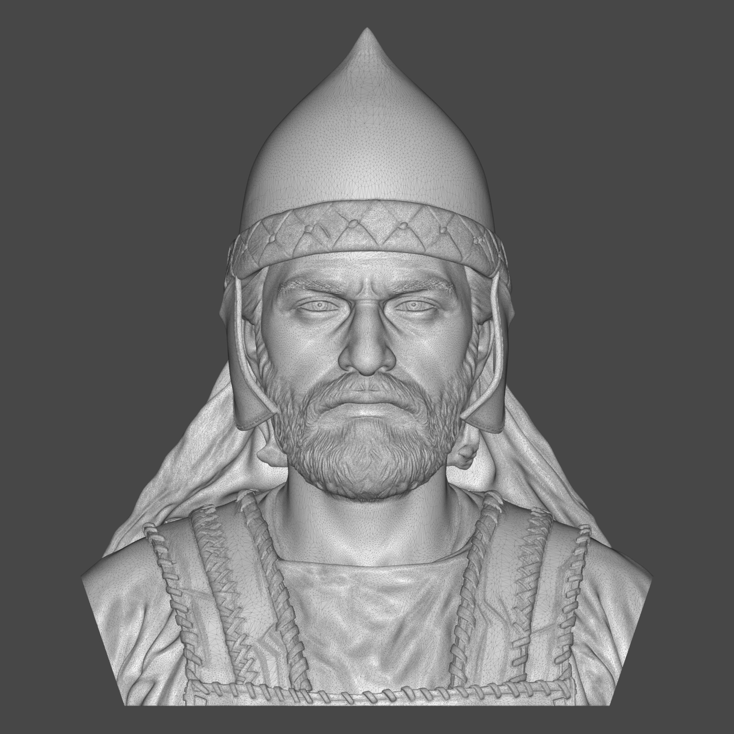 Khalid ibn al Walid Sword 3D Printable Bust 3D Model