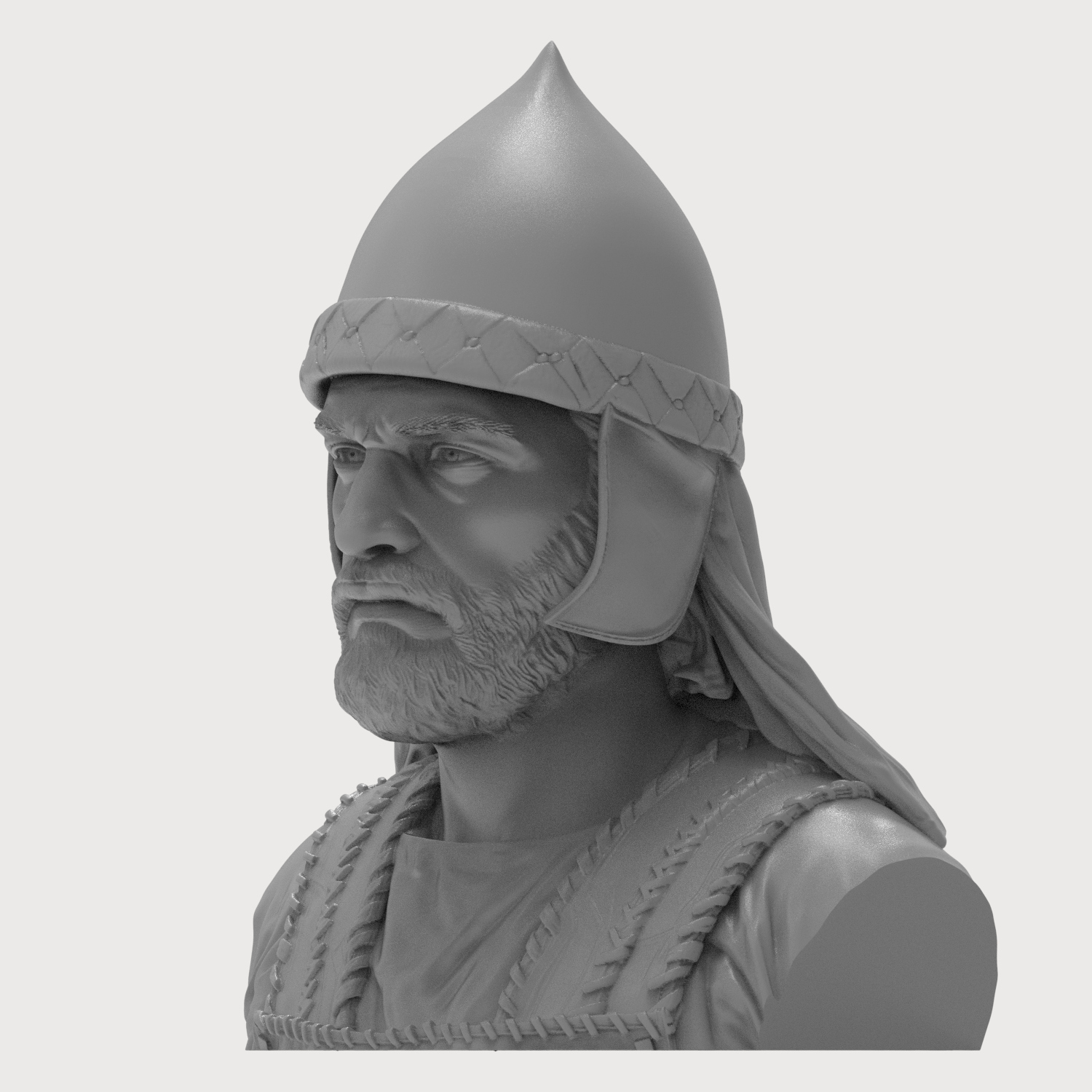 Khalid ibn al Walid Sword 3D Printable Bust 3D Model