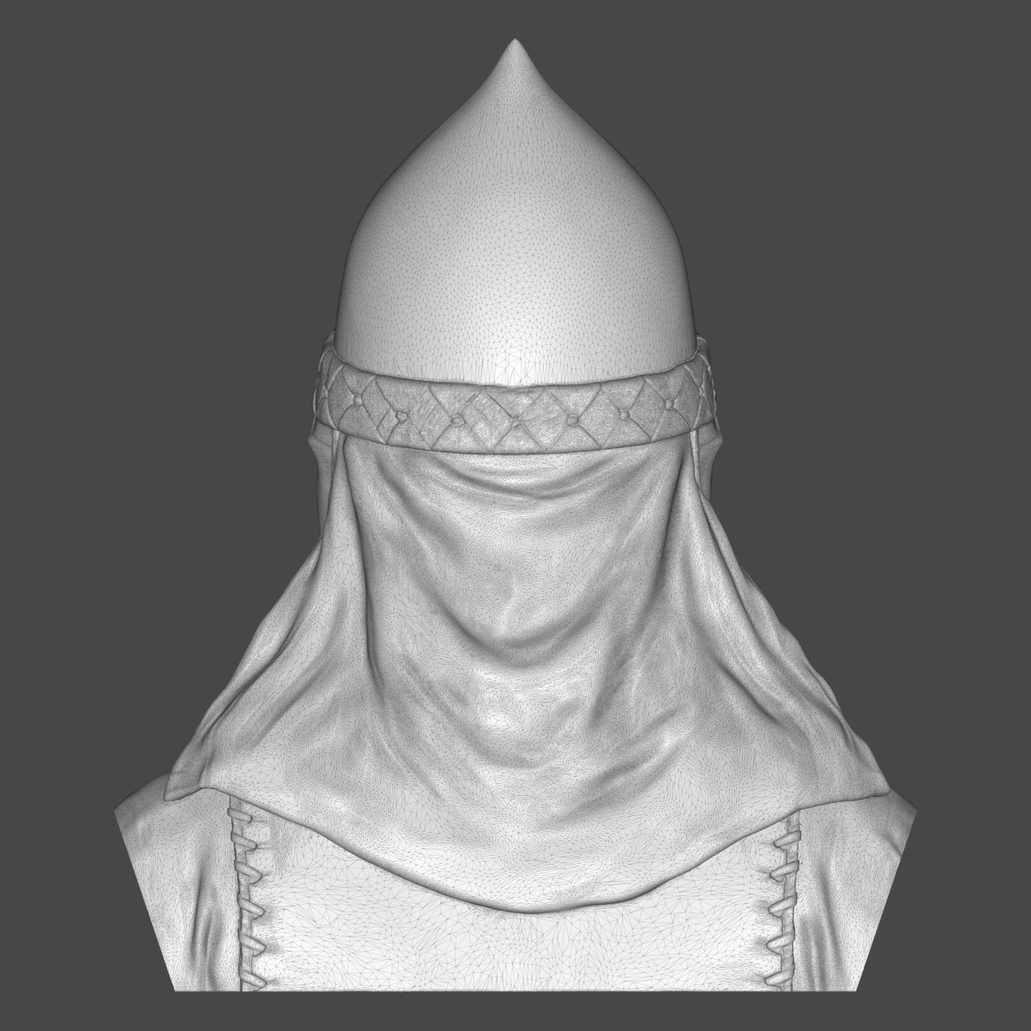 Khalid ibn al Walid Sword 3D Printable Bust 3D Model