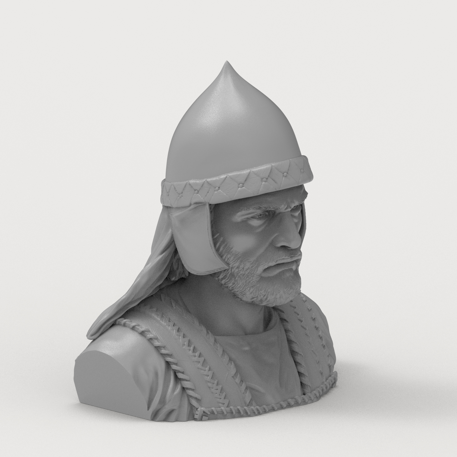 Khalid ibn al Walid Sword 3D Printable Bust 3D Model
