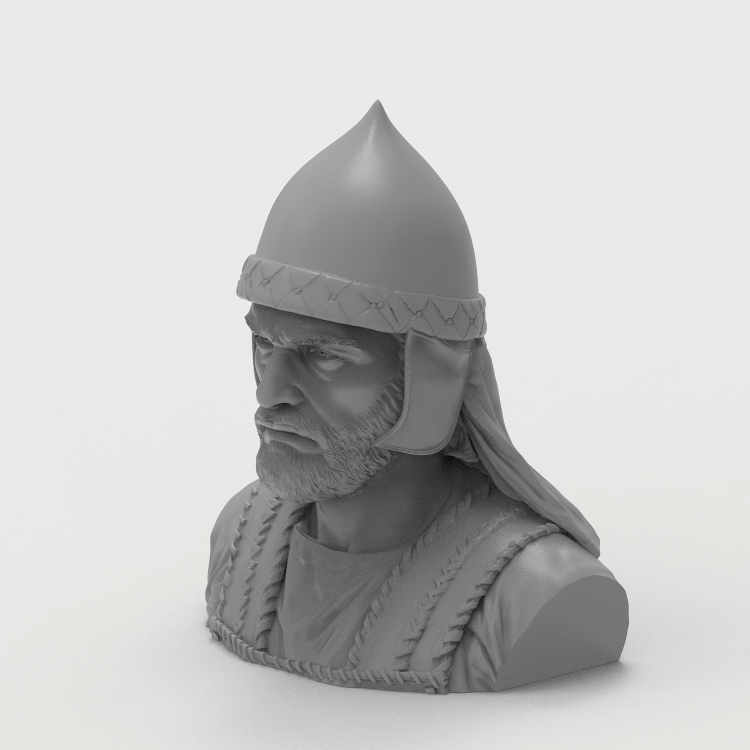 Khalid ibn al Walid Sword 3D Printable Bust 3D Model