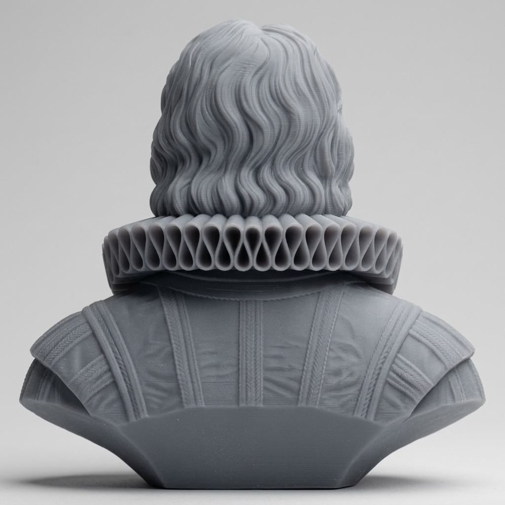 King Charles I of England Portrait Bust 3D Model