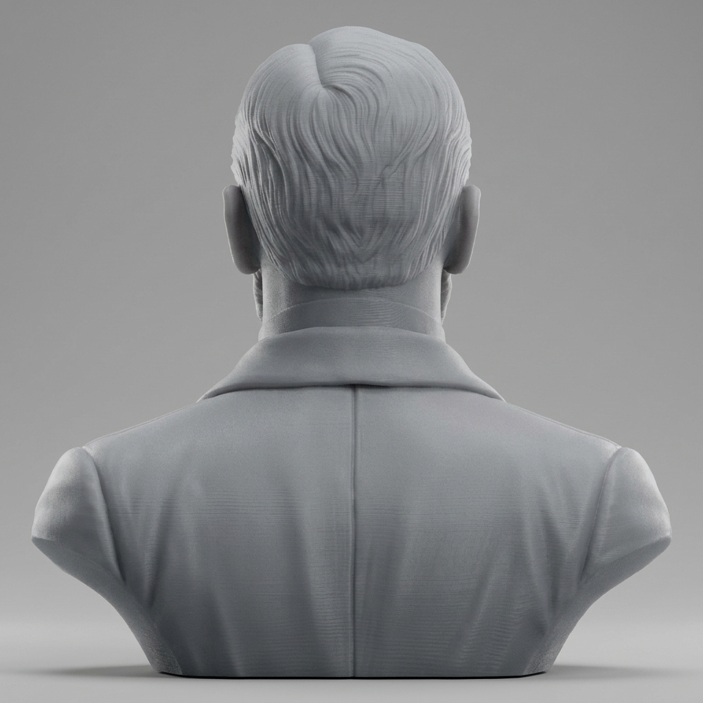 King George V of the United Kingdom Portrait Bust 3D Model