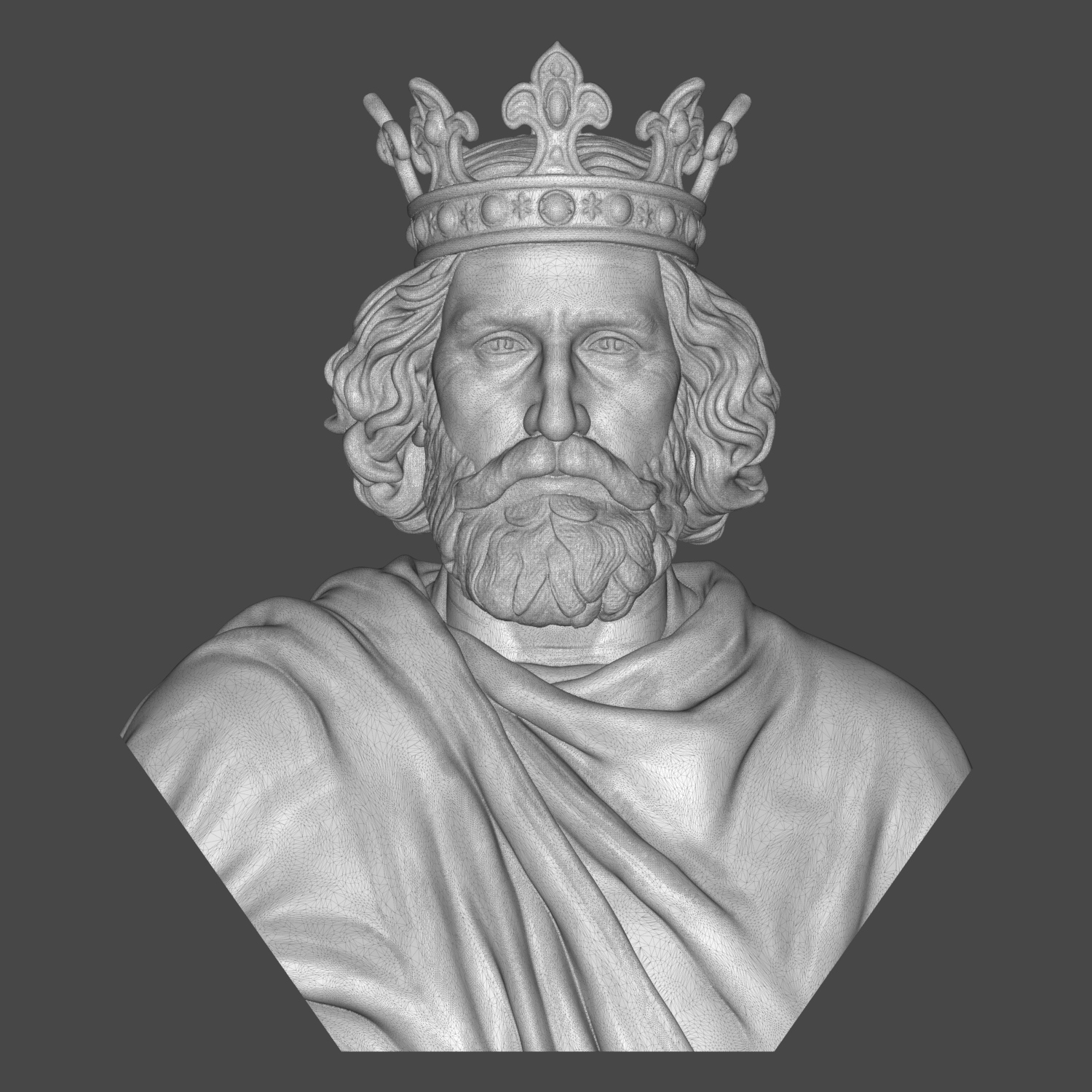 King Henry III 3D Printable Bust 3D Model
