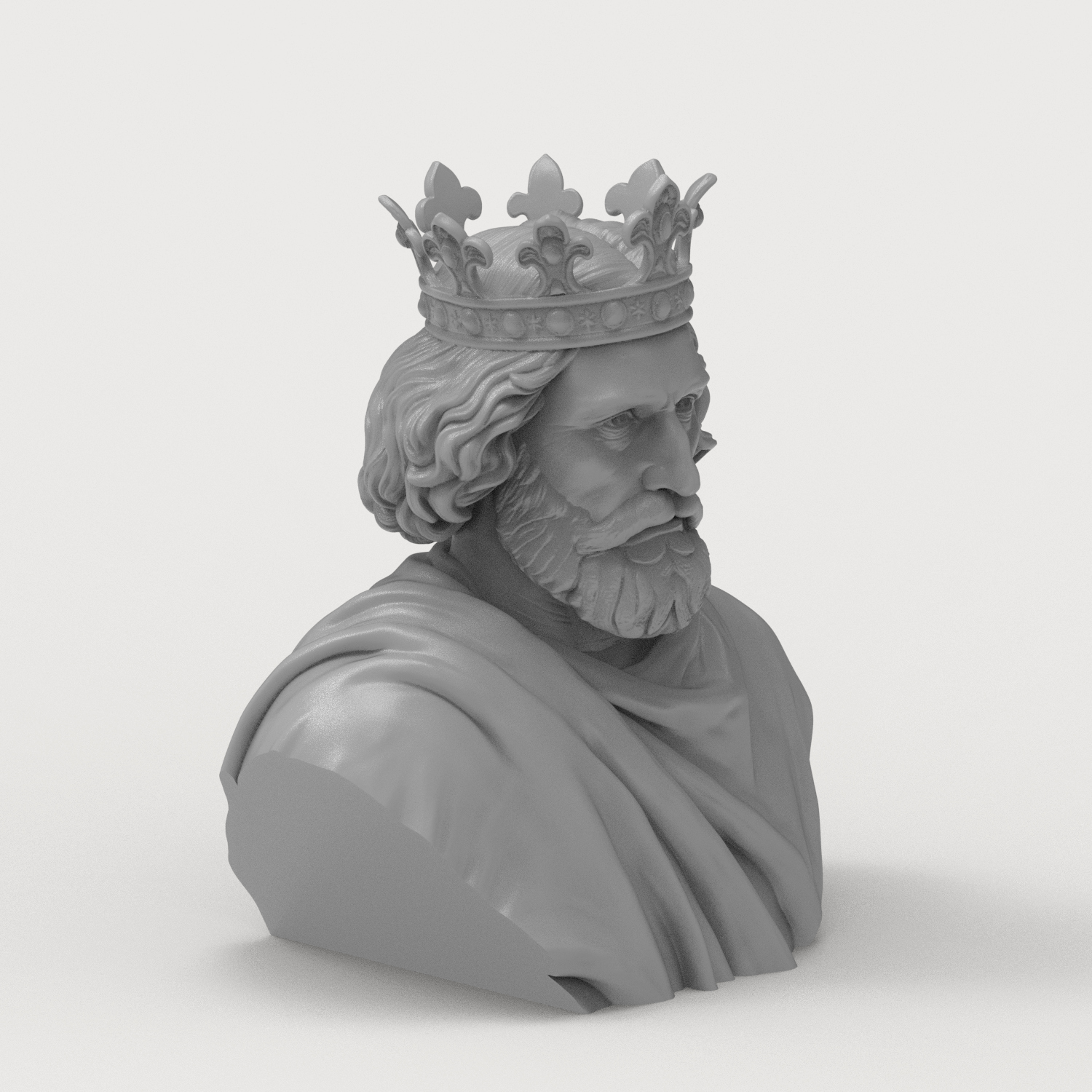 King Henry III 3D Printable Bust 3D Model