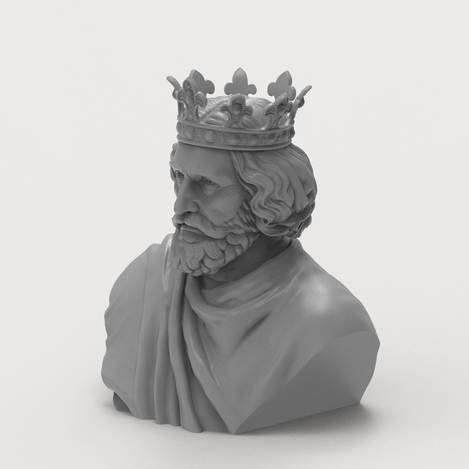 King Henry III 3D Printable Bust 3D Model