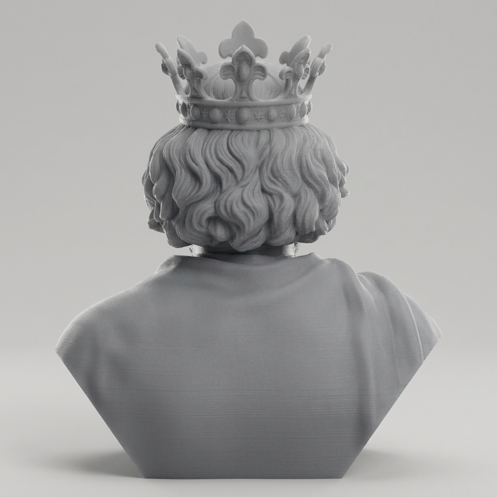 King Henry III 3D Printable Bust 3D Model
