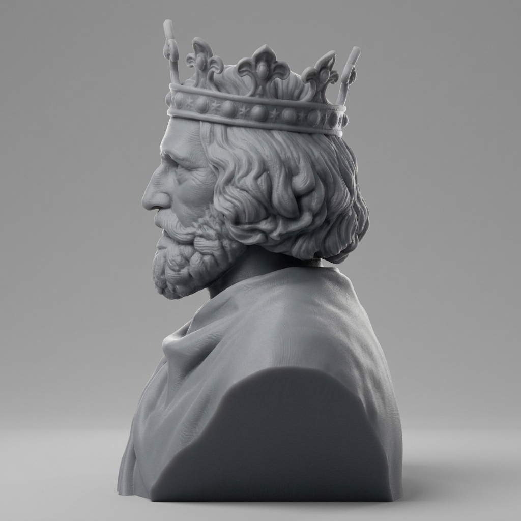 King Henry III 3D Printable Bust 3D Model