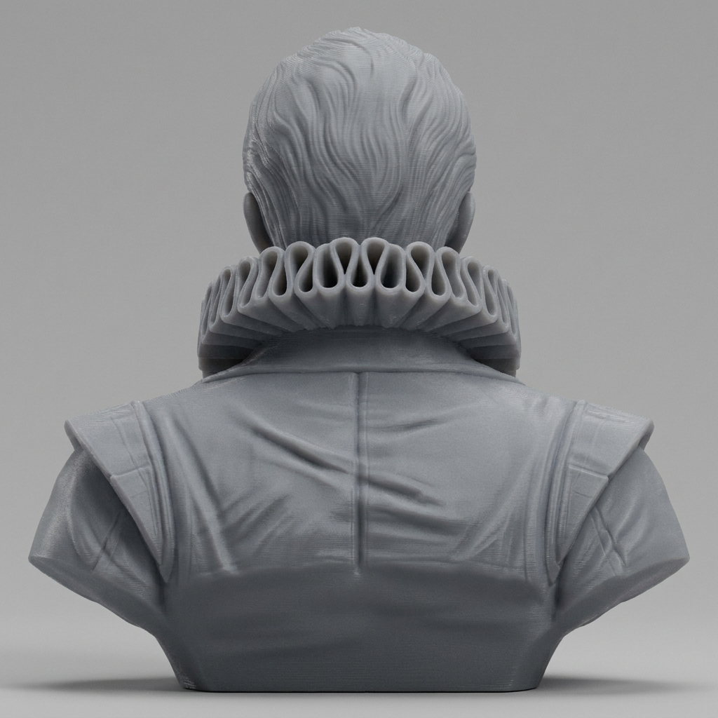 King Henry IV of France Portrait Bust 3D Model