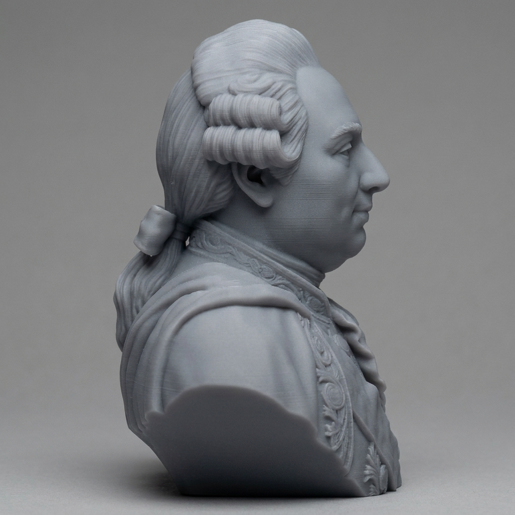 King Louis XVI of France Portrait Bust 3D Model