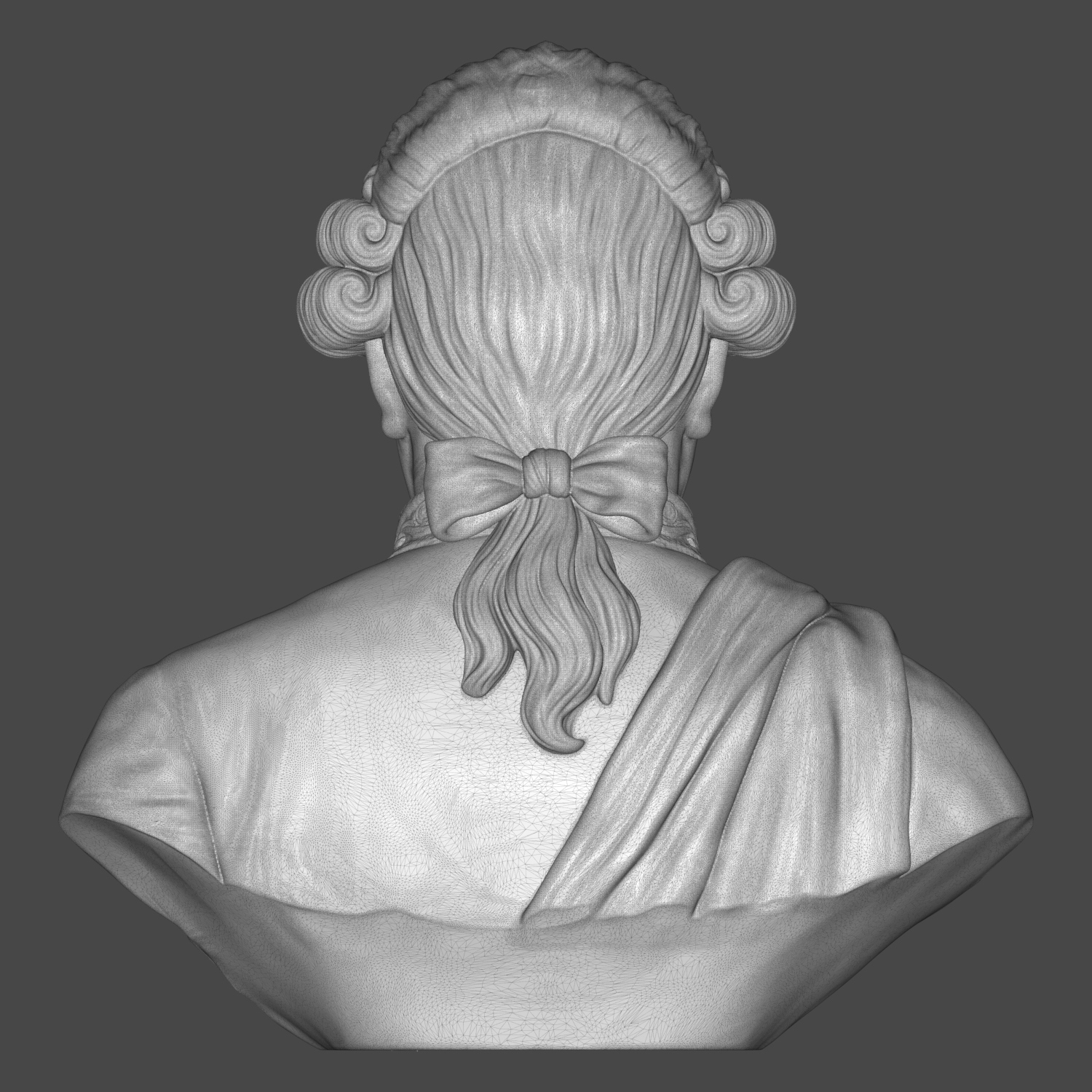King Louis XVI of France Portrait Bust 3D Model