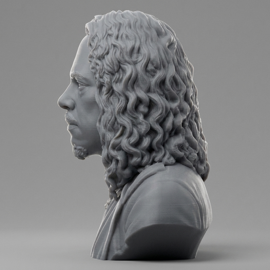 Kirk Hammett 3D Printable Bust 3D Model