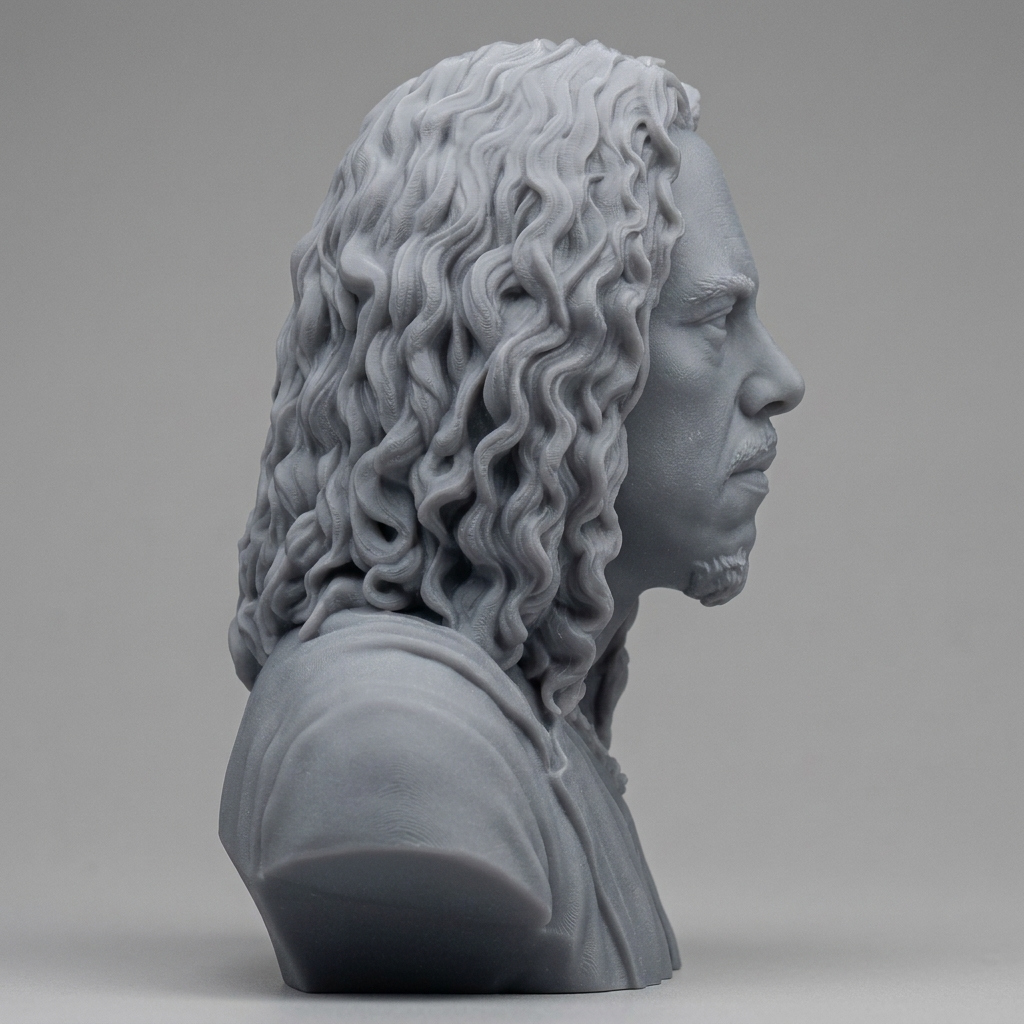 Kirk Hammett 3D Printable Bust 3D Model