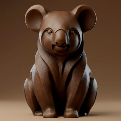 Koala Figurine 3D Print Model
