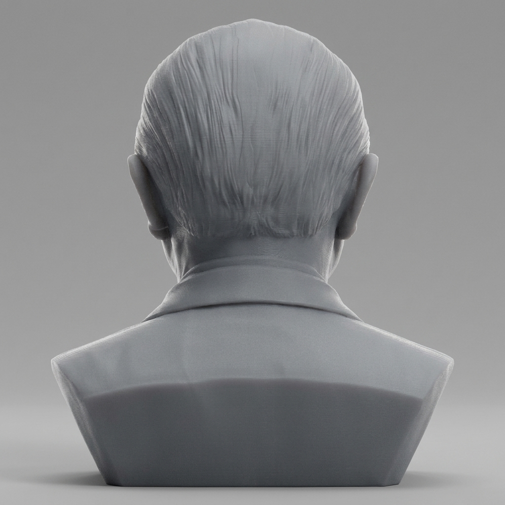 Konrad Adenauer 3D Printable Bust 3D Model