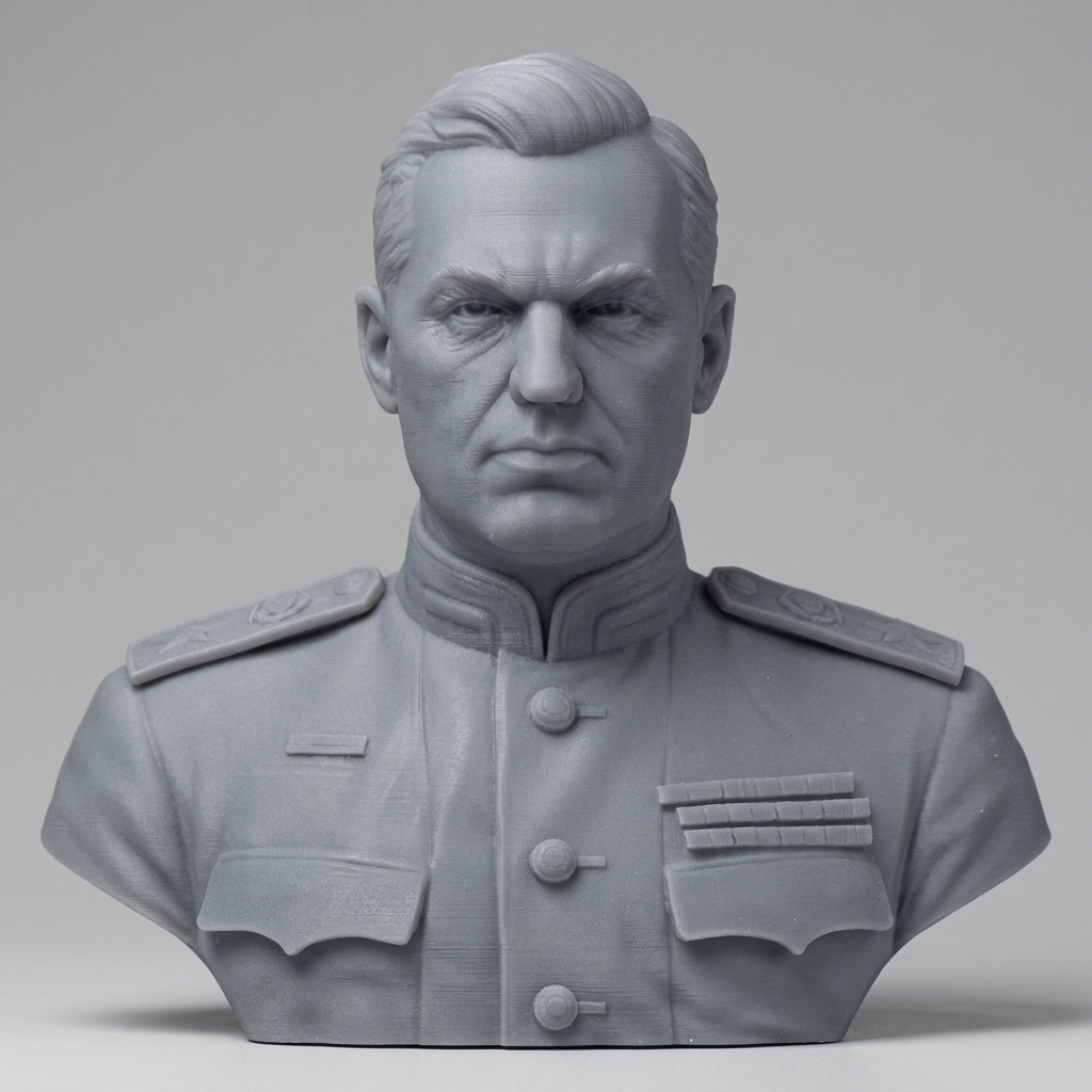 Konstantin Rokossovsky 3D Printable Bust 3D Model