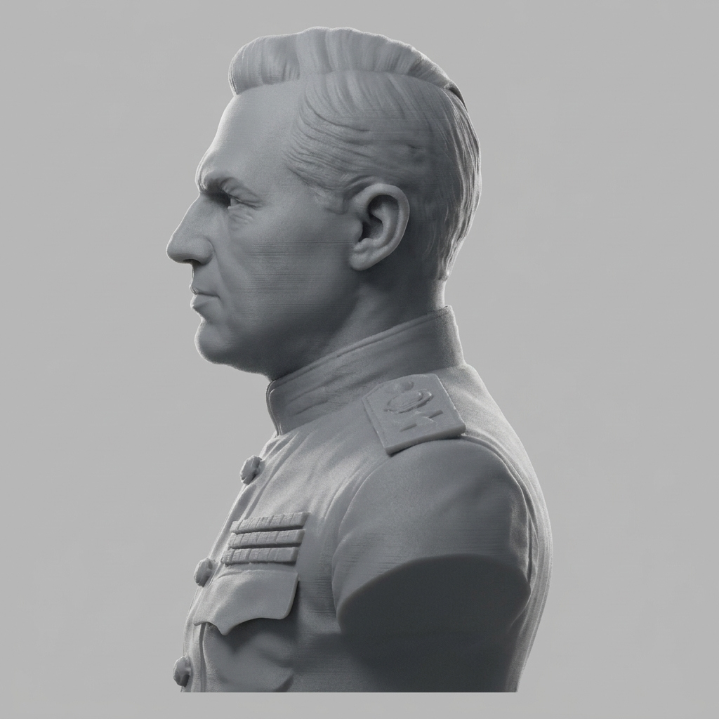 Konstantin Rokossovsky 3D Printable Bust 3D Model