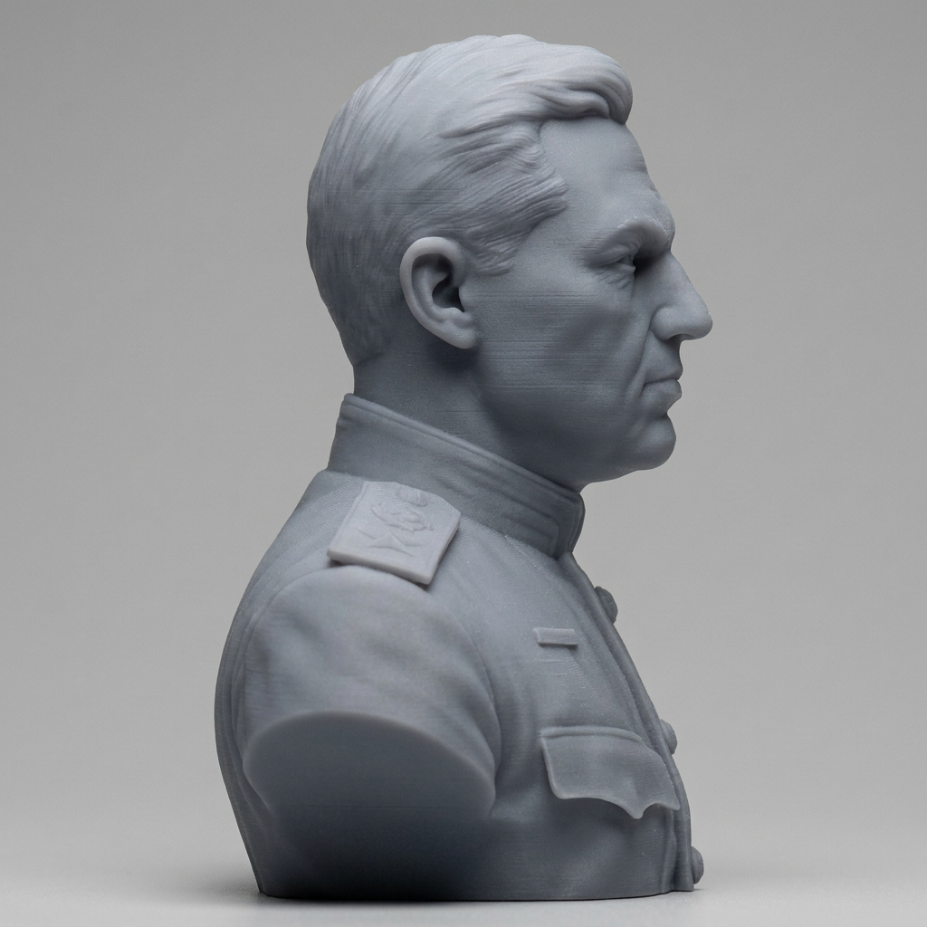 Konstantin Rokossovsky 3D Printable Bust 3D Model