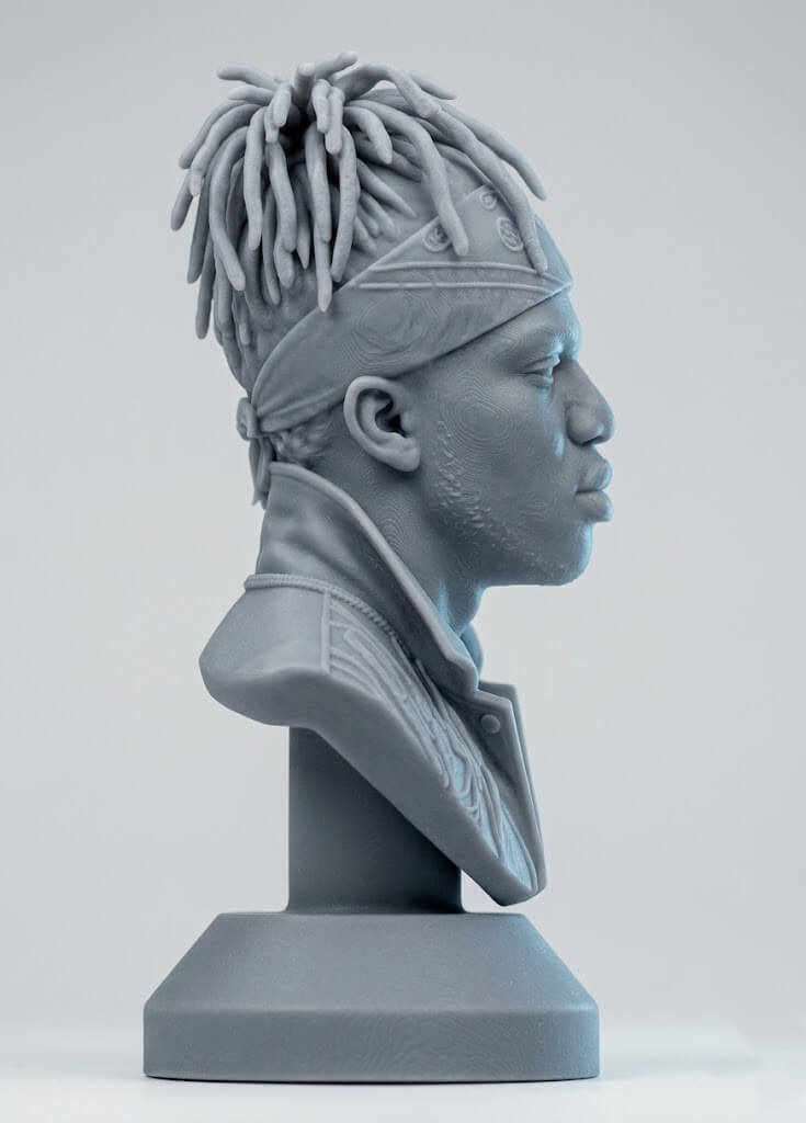 KSI 3D-Printable Bust 3D Model