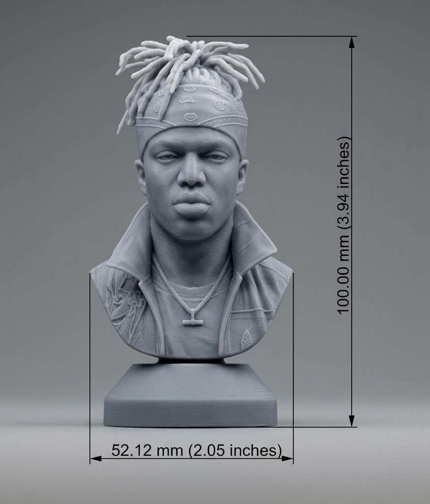 KSI 3D-Printable Bust 3D Model