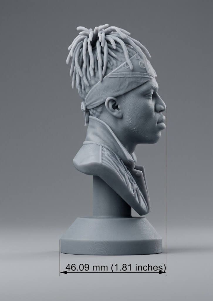 KSI 3D-Printable Bust 3D Model