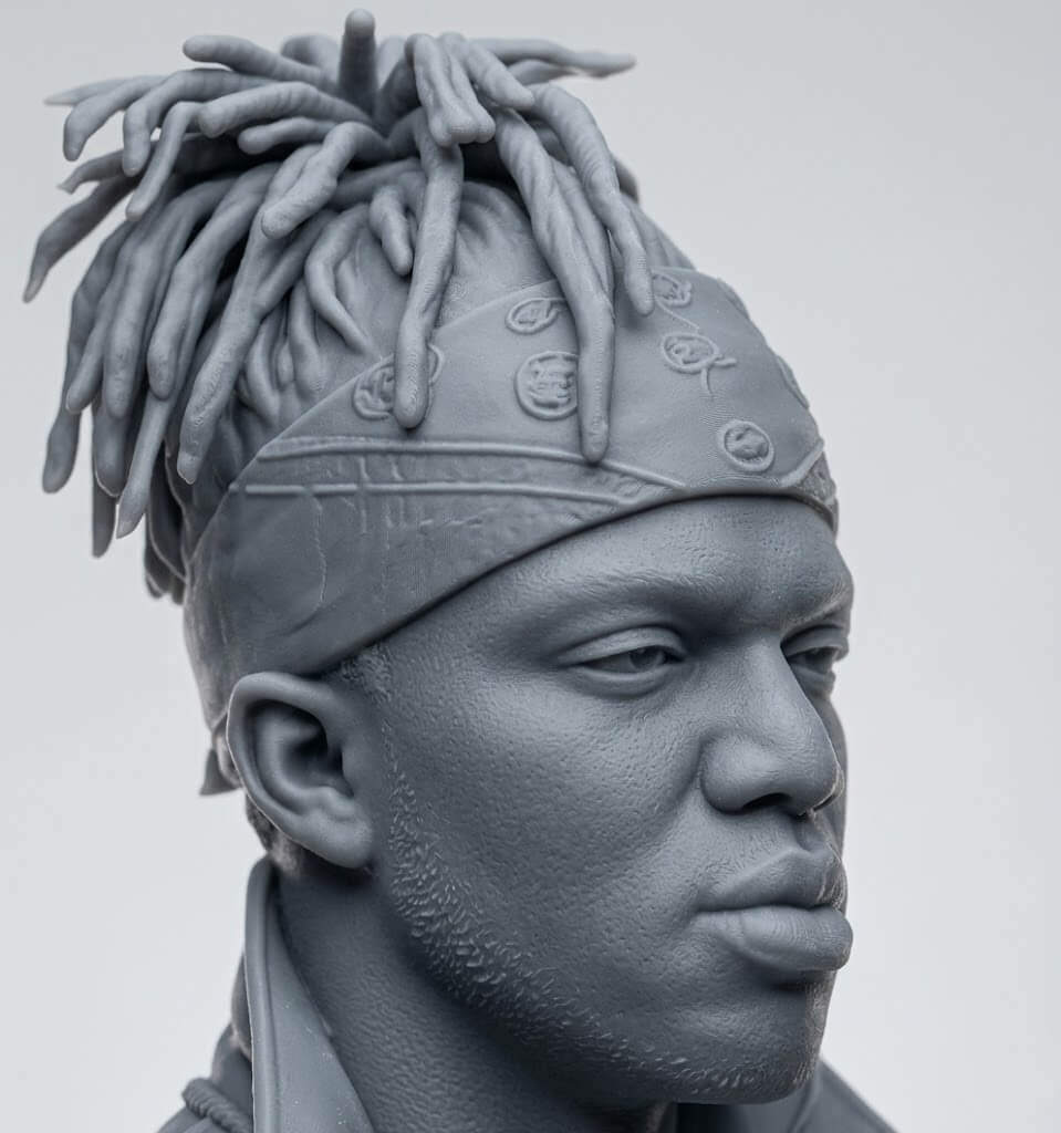 KSI 3D-Printable Bust 3D Model
