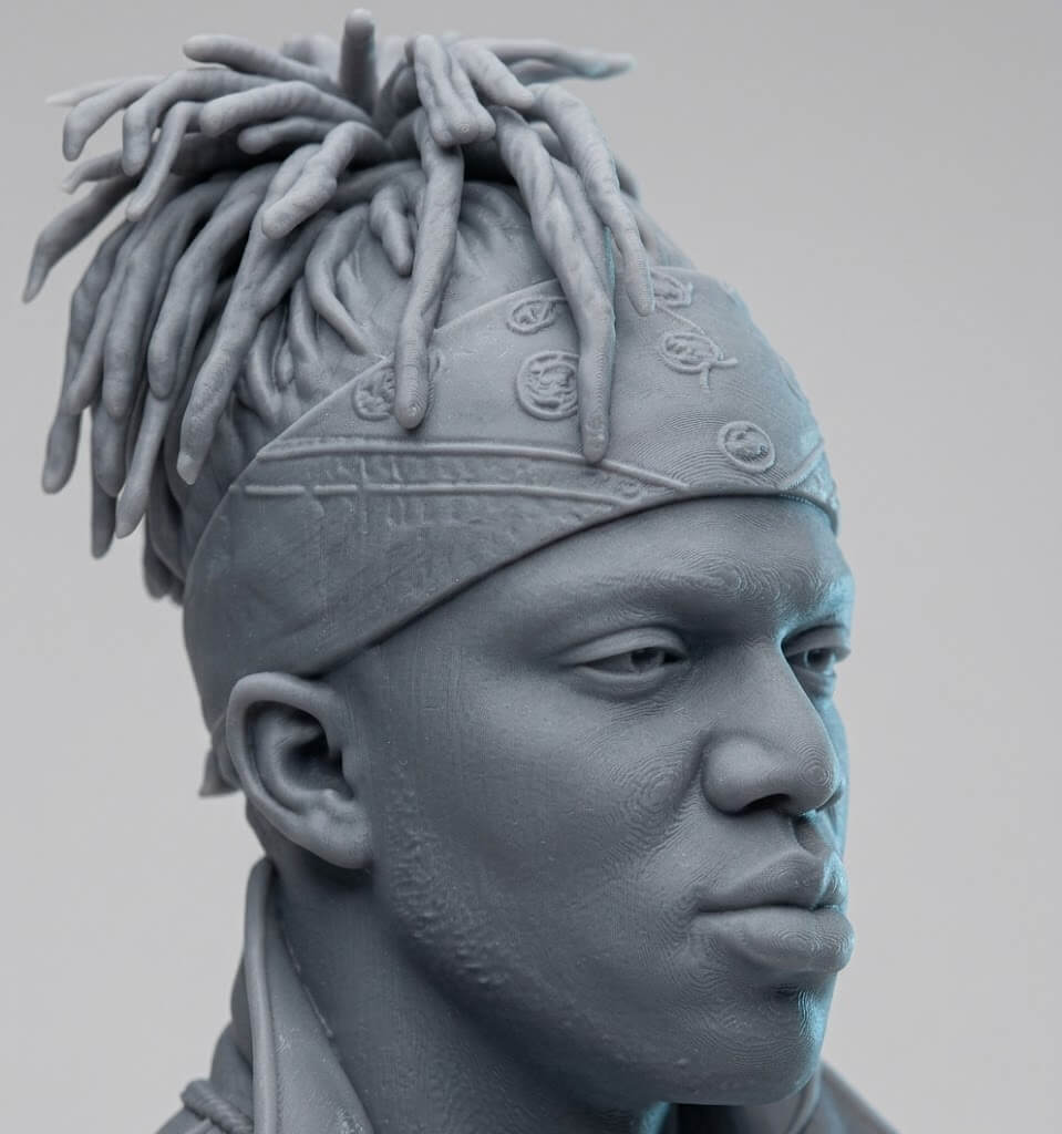 KSI 3D-Printable Bust 3D Model