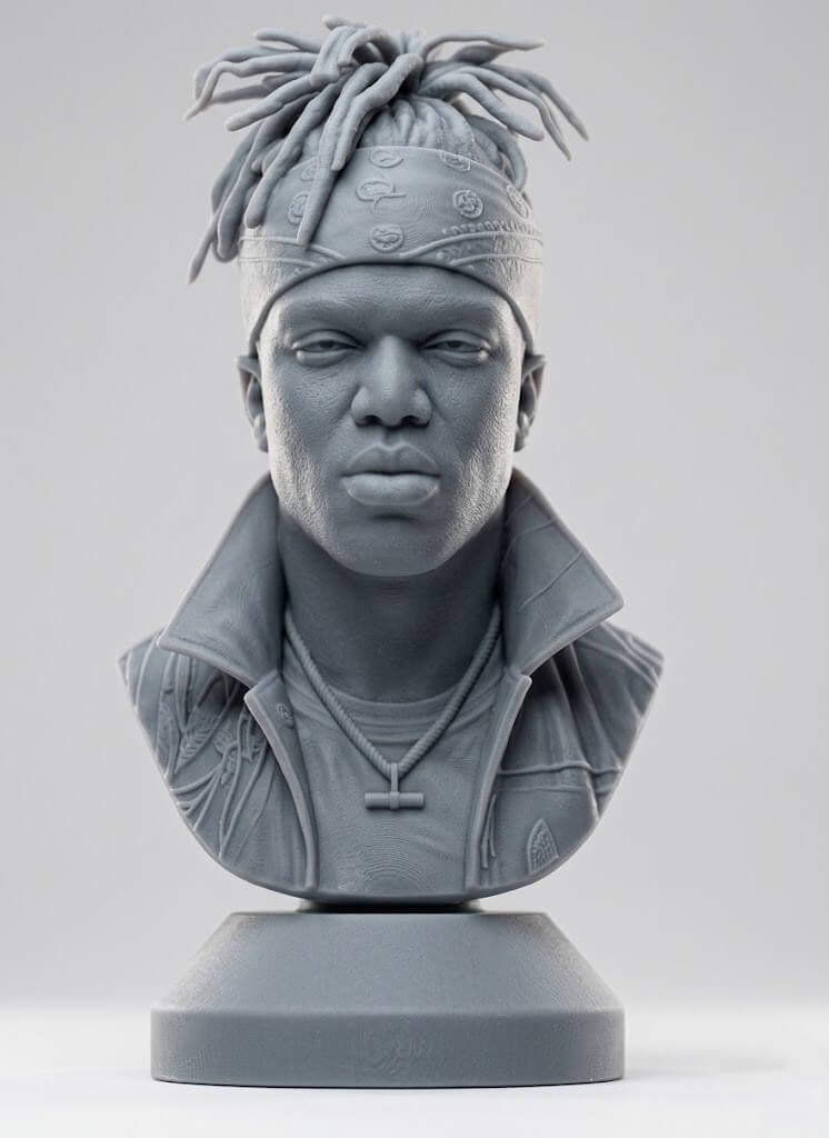 KSI 3D-Printable Bust 3D Model