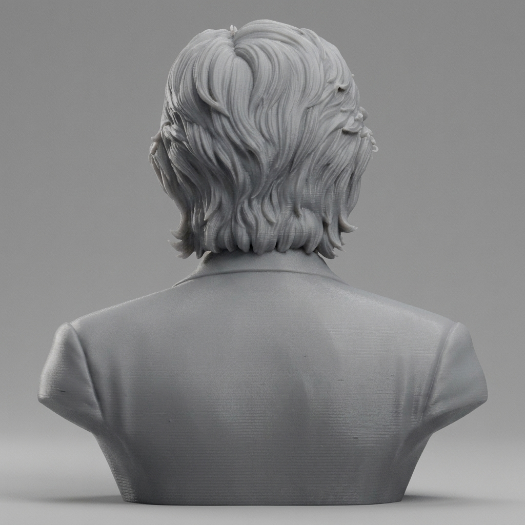 Kurt Russell Portrait Bust - Hollywood Legend 3D Printable 3D Model