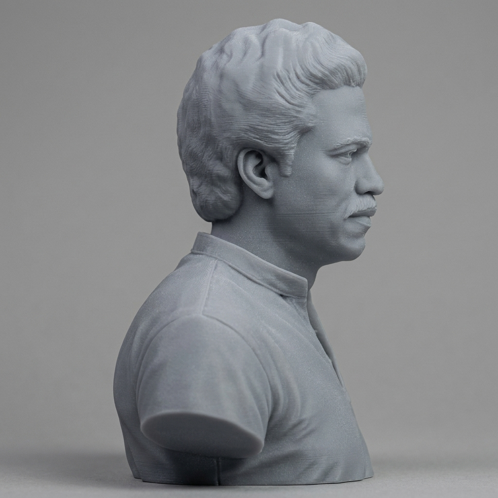 Lando Calrissian Billy Dee Williams 3D Printable Bust 3D Model