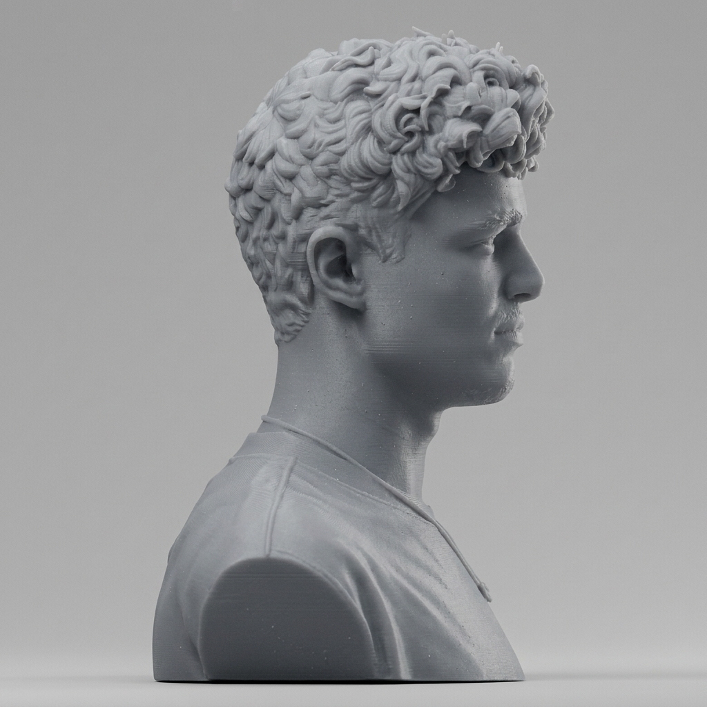 Lando Norris 3D Printable Bust 3D Model