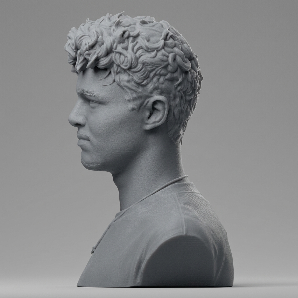 Lando Norris 3D Printable Bust 3D Model