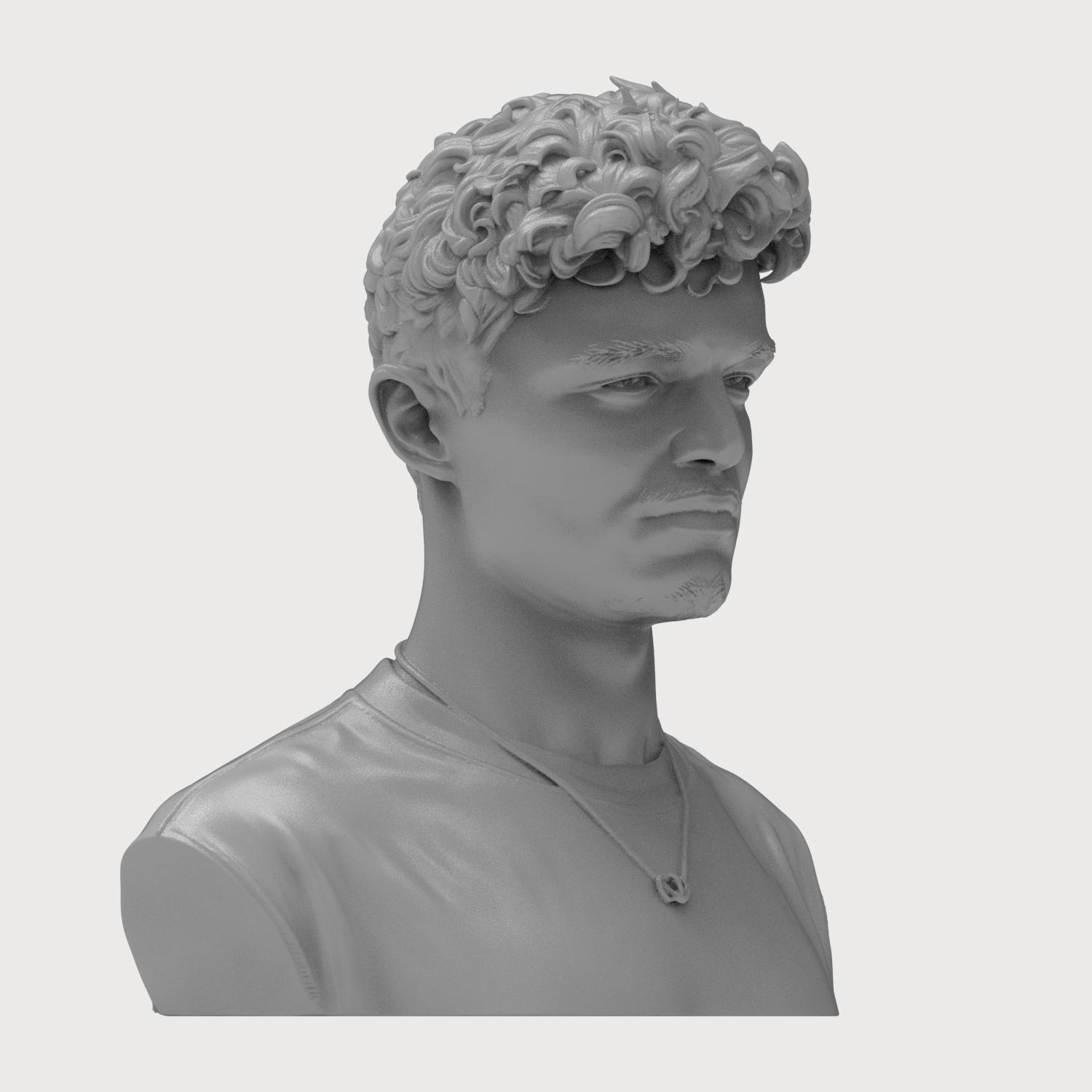 Lando Norris 3D Printable Bust 3D Model