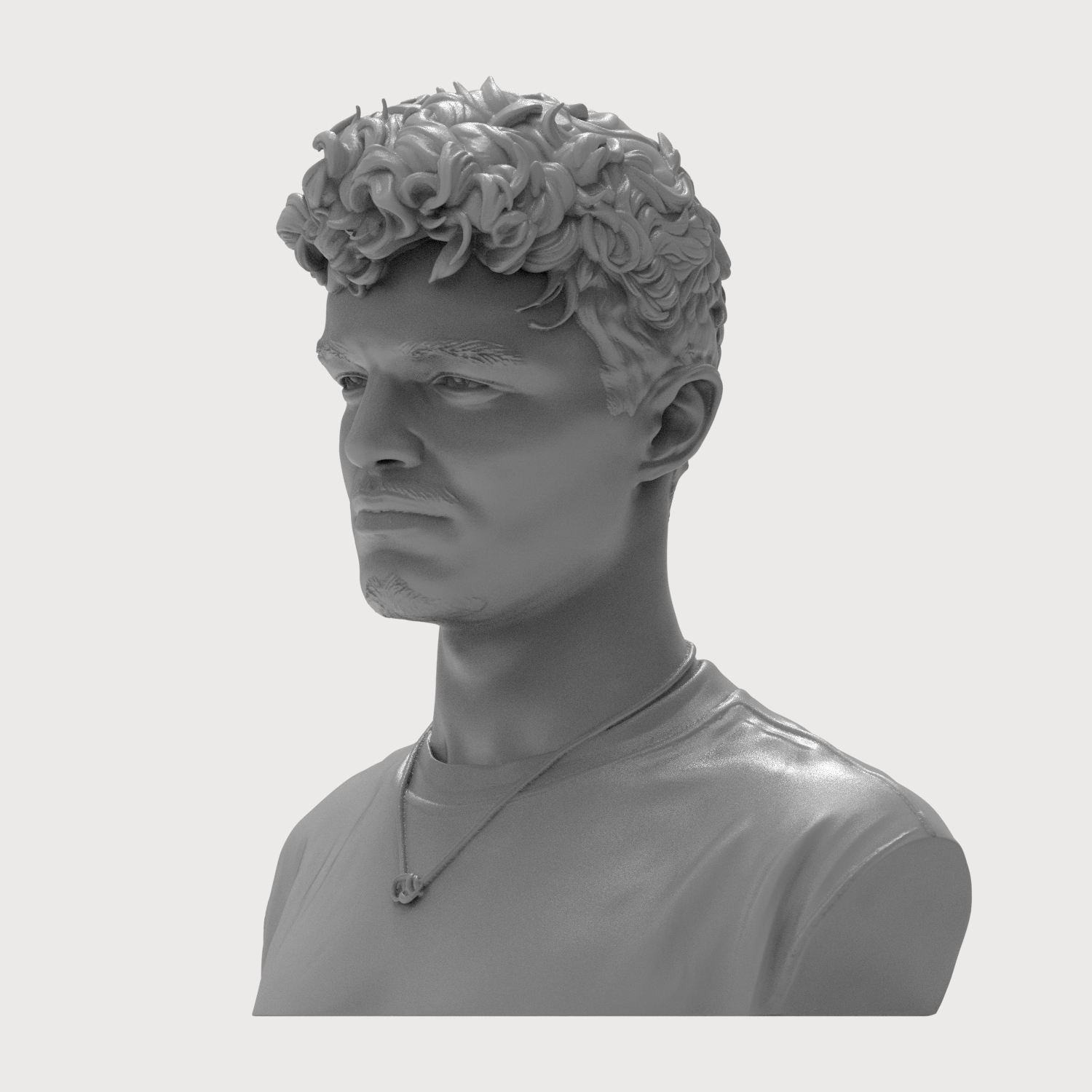Lando Norris 3D Printable Bust 3D Model