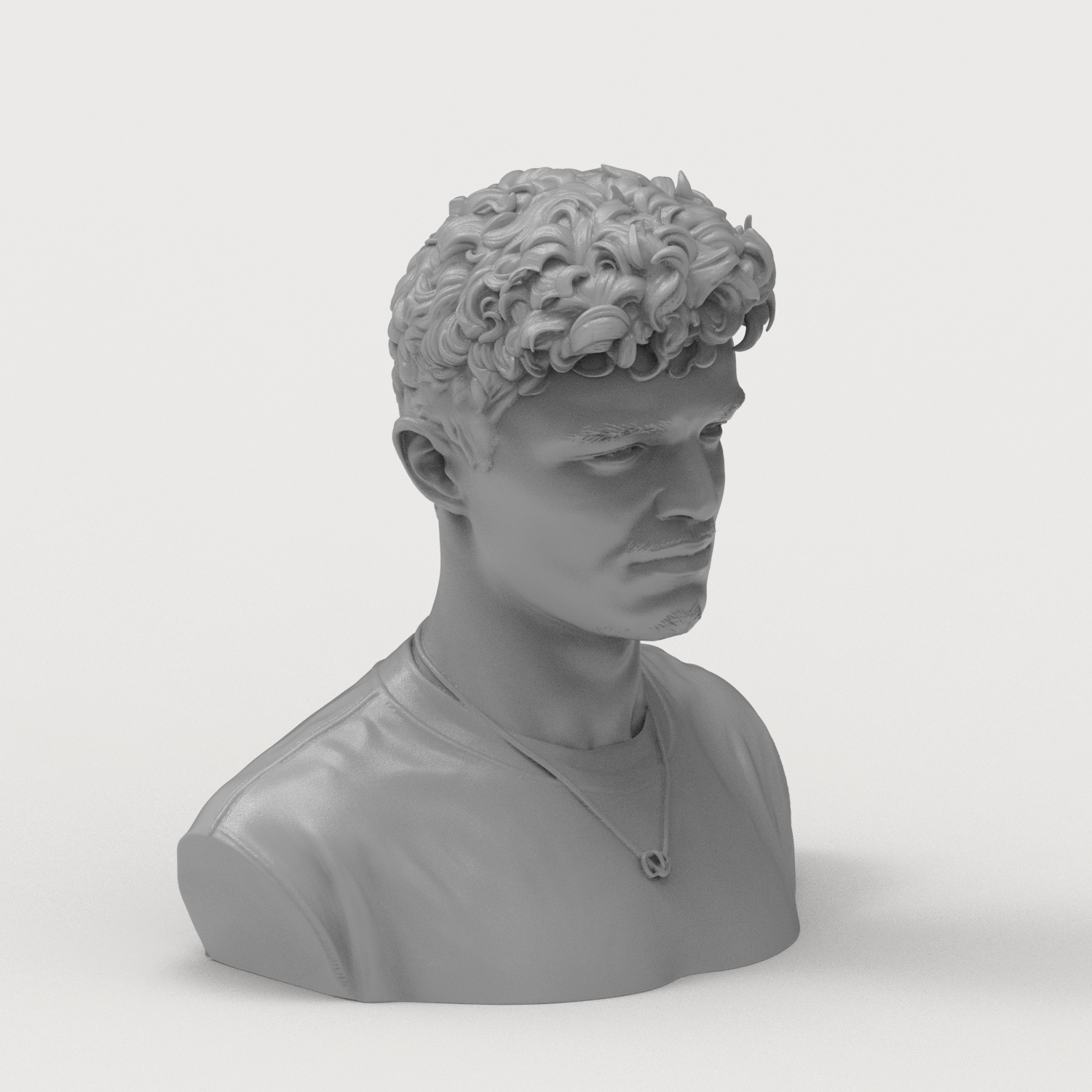 Lando Norris 3D Printable Bust 3D Model