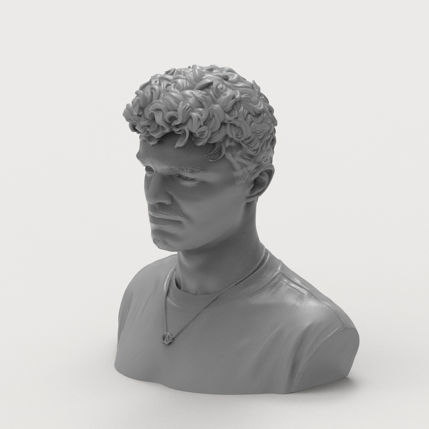 Lando Norris 3D Printable Bust 3D Model