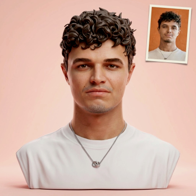 Lando Norris 3D Printable Bust