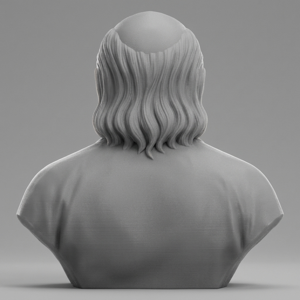 Laozi Tao Te Ching Philosopher 3D Printable Bust 3D Model