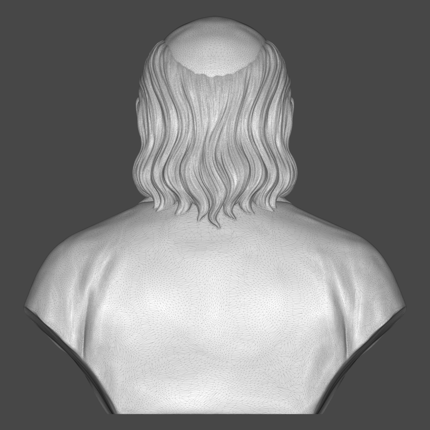 Laozi Tao Te Ching Philosopher 3D Printable Bust 3D Model