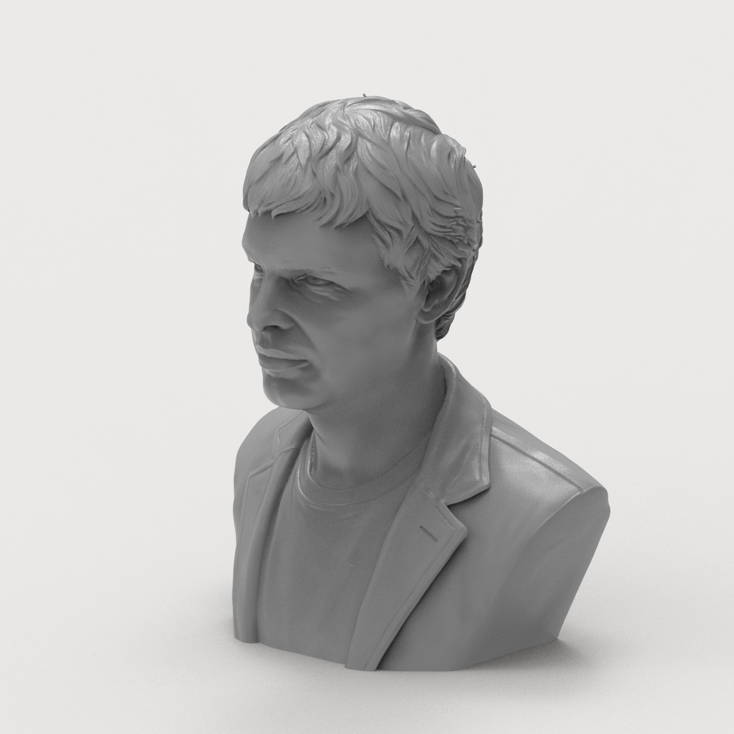 Larry Page Portrait Bust 3D Printable 3D Model