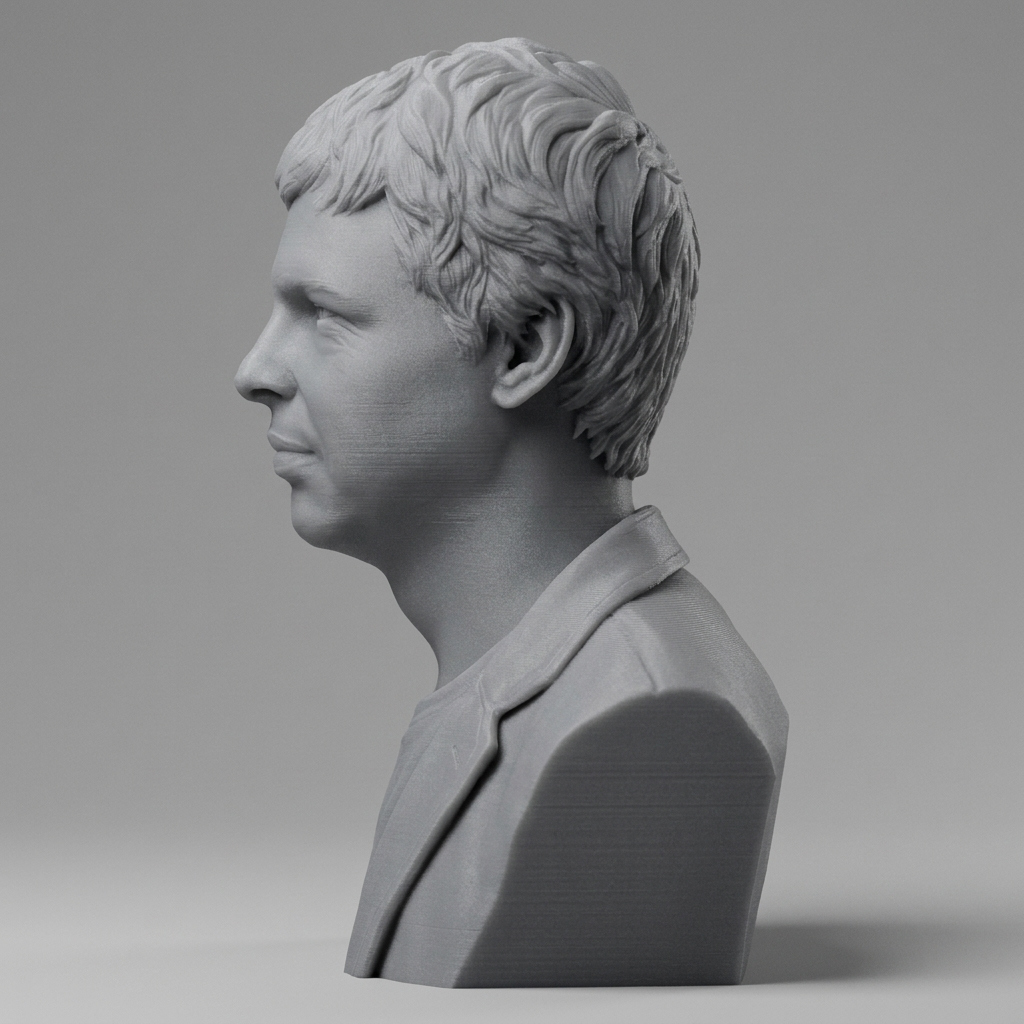 Larry Page Portrait Bust 3D Printable 3D Model