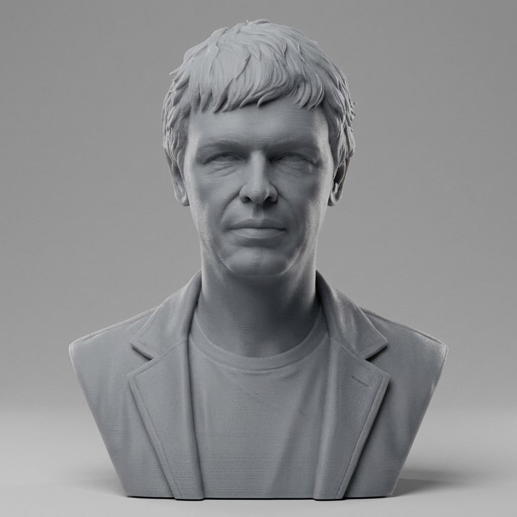 Larry Page Portrait Bust 3D Printable 3D Model